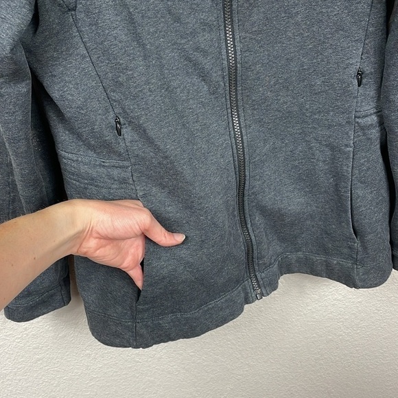 Lululemon Insculpt Jacket Heathered Gray Athletic Full Zip Fleece Lined - Picture 2 of 14